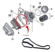 Load image into Gallery viewer, Junta Trocador Calor Motor Bmw 535i 2014 2015 2016 Gt F07
